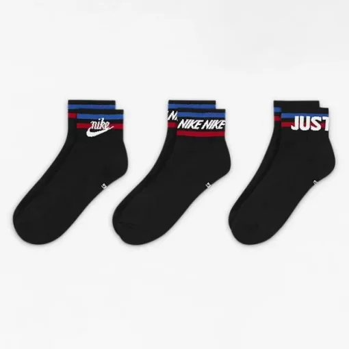 Шкарпетки Nike U NK NSW EVERYDAY ESSENTIAL AN 3PR чорний Уні 42-46 (DX5080-010)