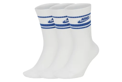 Шкарпетки Nike U NK NSW EVERYDAY ESSENTIAL CR 3PR білий, синій Уні 34-38