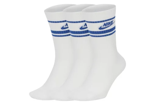 Шкарпетки Nike U NK NSW EVERYDAY ESSENTIAL CR 3PR білий, синій Уні 42-46