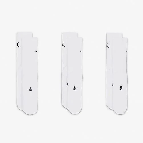Шкарпетки Nike U J ED CUSH POLY CREW 3PR 144 білий Уні 46-50