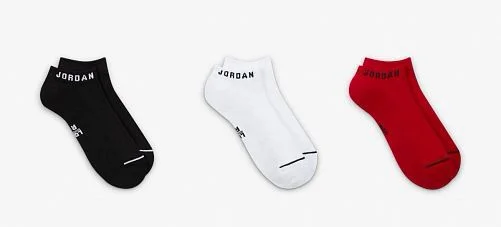 Шкарпетки Nike U J ED CUSH POLY NS 3PR 144 червоний, білий, чорний Уні 42-46