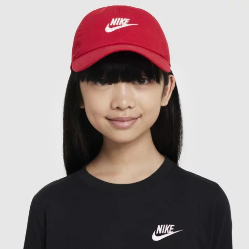 Кепка Nike K NK CLUB CAP US CB FUT WSH червоний Діт 1SIZE