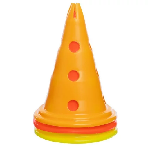Фішка конус з отворами 30 см C-6422, жовтий