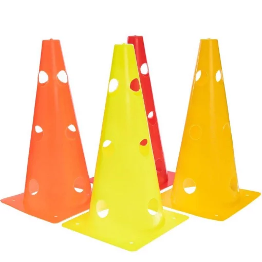 Фішка конус з отворами 32см C-6573-R, червоний