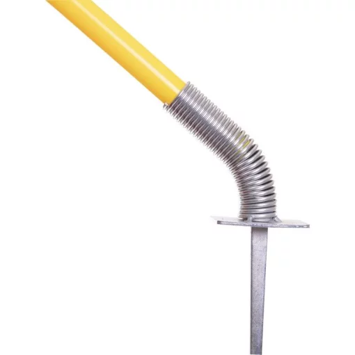 Прапори кутові складні SP-Sport C-4585 4шт 1,63м помаранчевий-жовтий