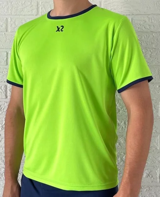 Футболка X2 Start, розмір S (салатовий/темно-синій) VX2003LG/DB-S