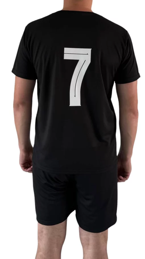 Футбольна форма X2 Classic (футболка+шорти), розмір M (чорний колір) X2000BK/BK-M