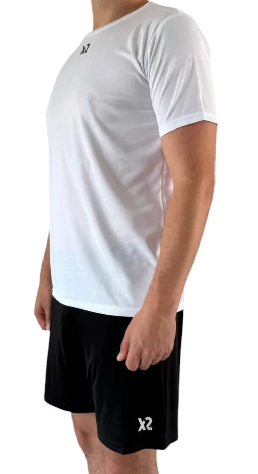 Футбольна форма X2 Classic (футболка+шорти), розмір S (білий/чорний) X2000W/BK-S