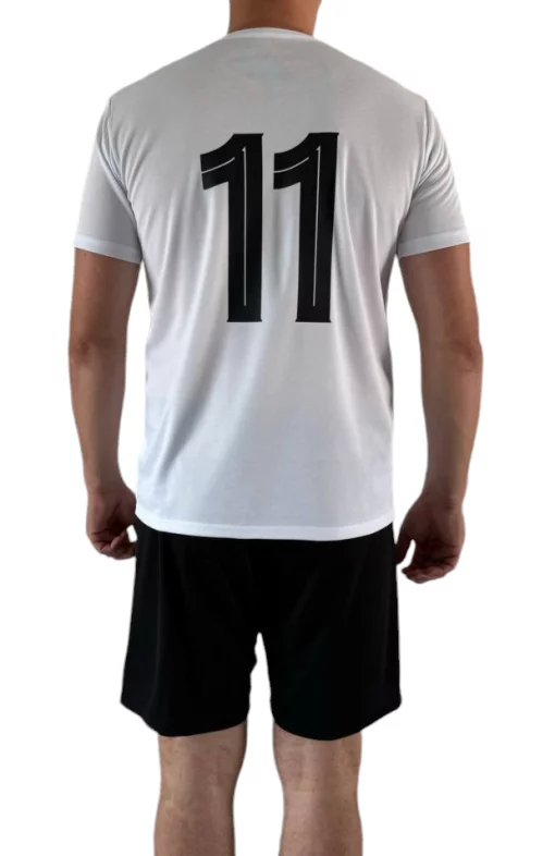 Футбольна форма X2 Classic (футболка+шорти), розмір S (білий/чорний) X2000W/BK-S