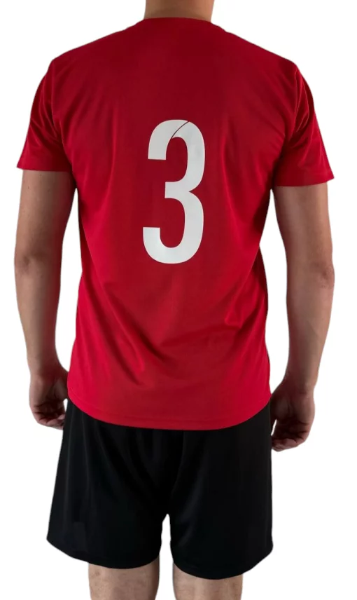 Футбольна форма X2 Classic (футболка+шорти), розмір S (червоний/чорний) X2000R/BK-S