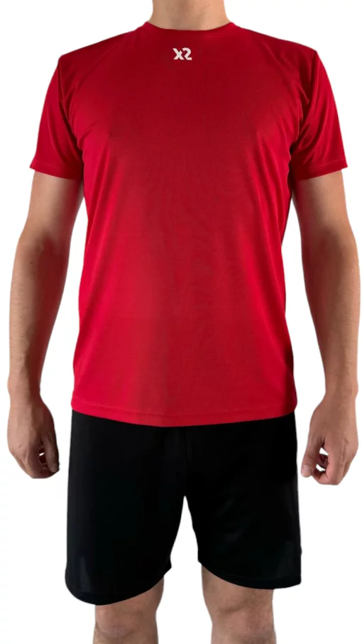 Футбольна форма X2 Classic (футболка+шорти), розмір S (червоний/чорний) X2000R/BK-S