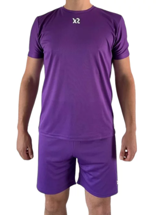 Футбольна форма X2 Classic (футболка+шорти), розмір L (фіолетовий) X2000V/V-L