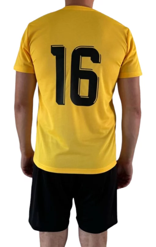 Футбольна форма X2 Classic (футболка+шорти), розмір L (жовтий/чорний) X2000Y/BK-L