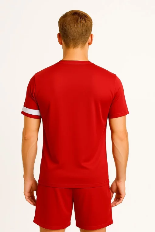 Футбольна форма X2 League червоно-біла (футболка+шорти), розмір M