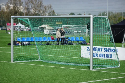 Футбольна сітка 5х2x1,2x1,5 м. (Юніорська), шнур 4мм. (PP, green) "El Leon De Oro" 12443080002