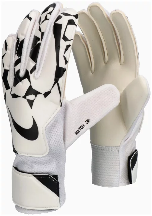 Воротарські рукавиці Nike NK GK MATCH JR - HO24 білий, чорний Діт 8 (21,6 см)