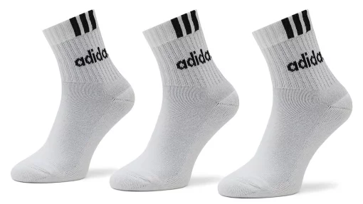 Шкарпетки Adidas C 3S LIN 3P білий, чорний Уні L (43-45)