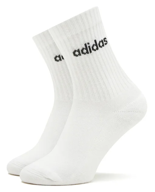 Шкарпетки Adidas C LIN CREW 3P білий, чорний Уні M (40-42)