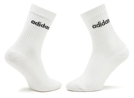 Шкарпетки Adidas C LIN CREW 3P білий, чорний Уні M (40-42)