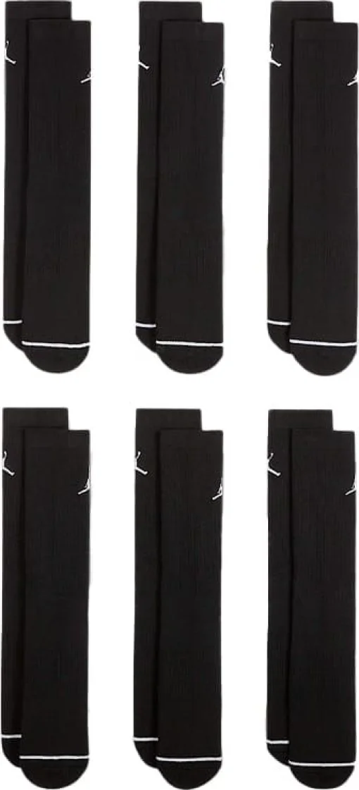 Шкарпетки Nike U J ED CUSH PLY CREW 6PR - 144 чорний 38-42 (HV6228-010)