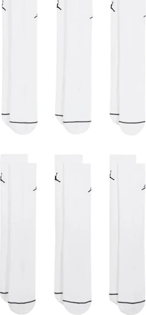 Шкарпетки Nike U J ED CUSH PLY CREW 6PR - 144 білий 42-46 (HV6228-100)