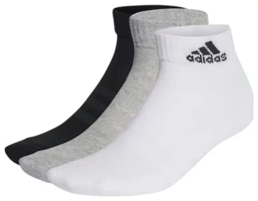 Шкарпетки Adidas C SPW ANK 3P білий, чорний, сірий Уні S (37-39)