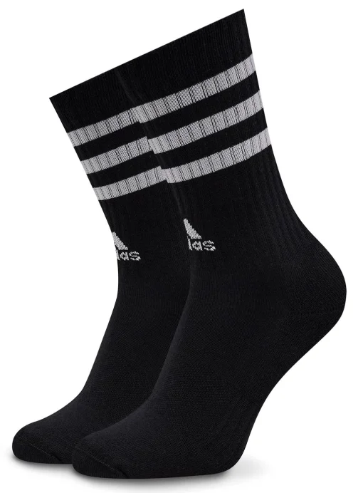 Шкарпетки Adidas 3S C SPW CRW 3P білий, сірий, чорний Уні S (37-39)
