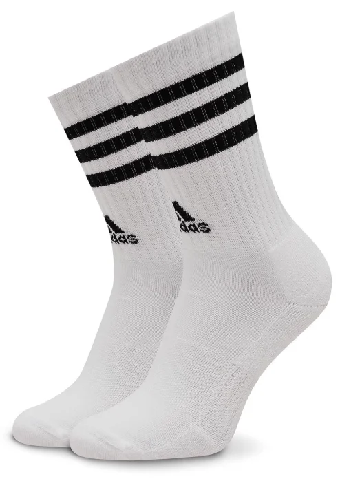 Шкарпетки Adidas 3S C SPW CRW 3P білий, сірий, чорний Уні S (37-39)