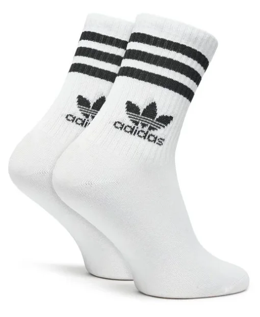 Шкарпетки Adidas CREW SOCK 3STR білий сірий, чорний Уні S (37-39)