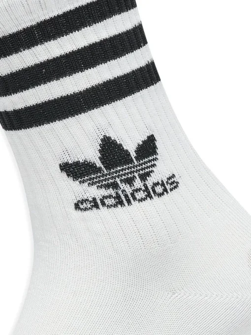Шкарпетки Adidas CREW SOCK 3STR білий сірий, чорний Уні S (37-39)