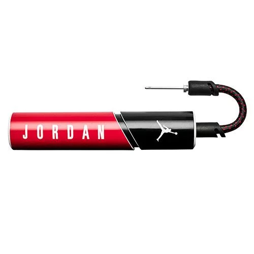 Насос Nike JORDAN ESSENTIAL BALL PUMP BLACK/GYM RED/BLACK/WHI червоний, чорний, білий Уні NS