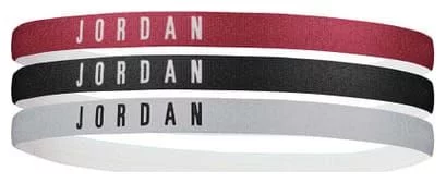 Пов'язка на голову JORDAN HEADBANDS 3 PK GYM бордовий, чорний, сірий Уні One Size
