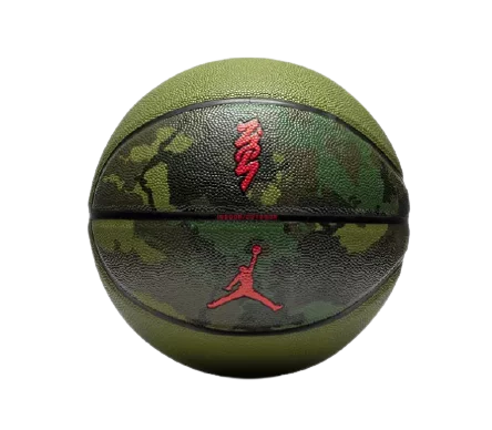 М'яч баскетбольний Nike JORDAN ALL COURT 8P Z WILLIAMSON DEFLATED ASPARAGU хакі Уні 7