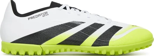 Сороконіжки Adidas PREDATOR CLUB TF білий, чорний, зелений 39 1/3 (6UK) 24.2 см (JH8854)
