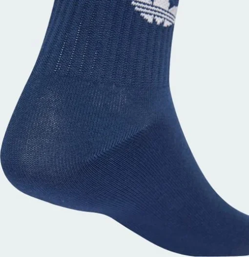 Шкарпетки Adidas 3S CREW S 3P білий, темно-синій Уні M (40-42)