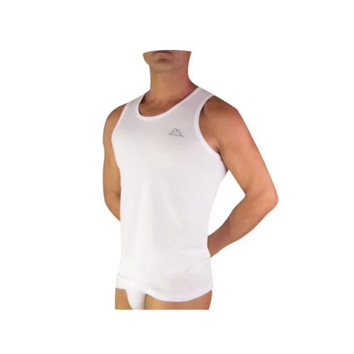 Майка Kappa Canotta Spalla Larga білий Чол XXL