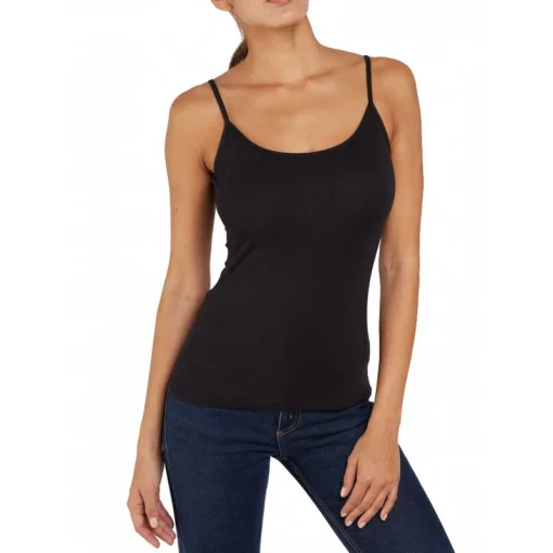 Майка Kappa Canotta Spalla Stretta чорний Жін M