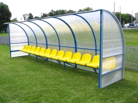 Кабінка для запасних гравців на 13 місць