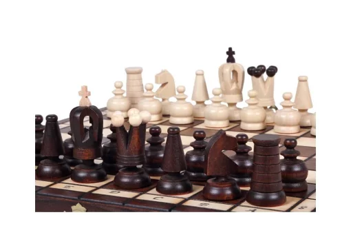 Шахи MADON Роял Максі коричневий, бежевий Уні 31х31см арт 151