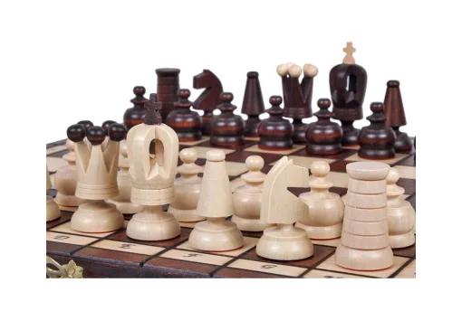 Шахи MADON Роял Максі коричневий, бежевий Уні 31х31см арт 151