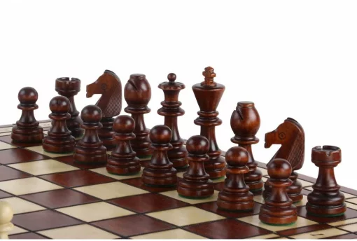 Шахи MADON Турнірні інтарсія №8 коричневий, бежевий Уні 54х54см арт MD98