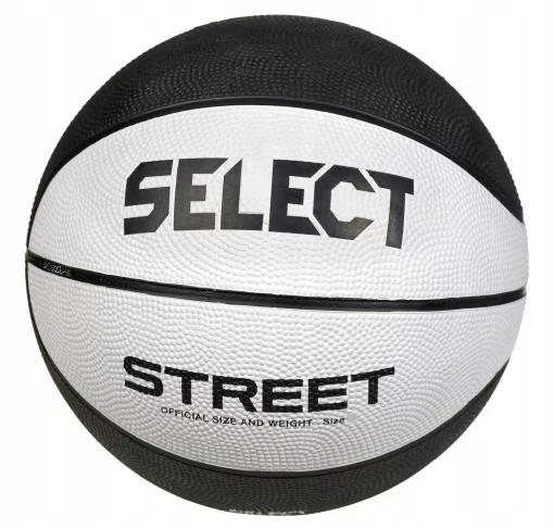 М’яч баскетбольний SELECT Street Basket v23 (126) біло/чорн, №7