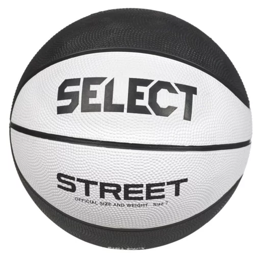 М’яч баскетбольний SELECT Street Basket v23 (126) біло/чорн, №7