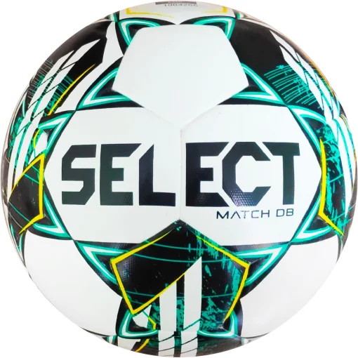 М'яч футбольний Select MATCH DB FIFA v23 біло-зелений Уні 5
