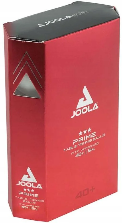 М'ячі для настільного тенісу (6 шт) Joola PRIME 3* 40+ ITTF, white
