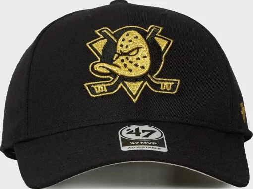 Кепка MVP 47 Brand ANAHEIM DUCKS METALLIC SNAP чорний One Size (MTLCS25WBP-BKC)