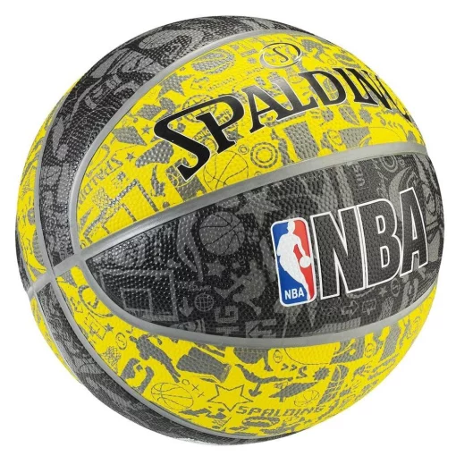 М'яч баскетбольний Spalding NBA Grafitti Rubber Ball 83307Z №7