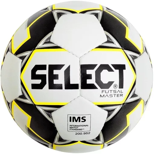 М'яч для футзалу Select Futsal Master 2019  2020 IMS (біл/жовт/чорн)