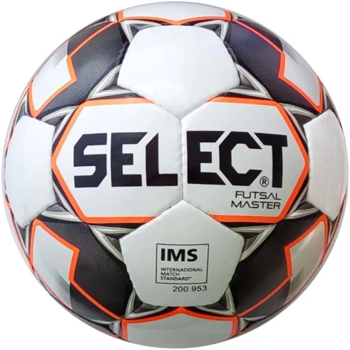 М'яч для футзалу Select Futsal Master 20192020 IMS (біл/помар/чорн)