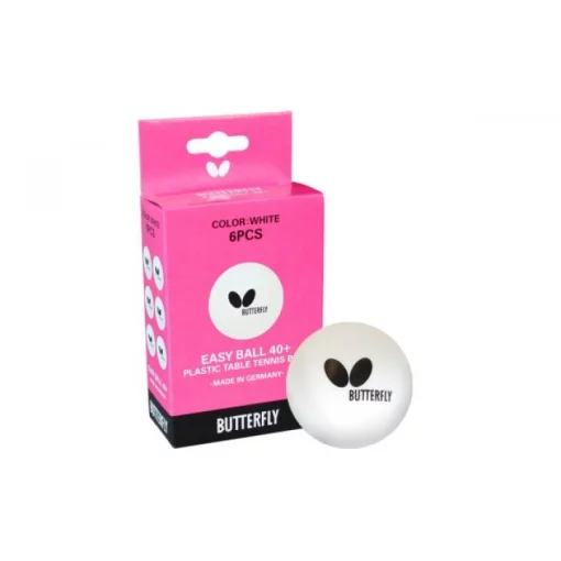 М'ячі для настільного тенісу Butterfly Easy 40+ Ball 6шт.